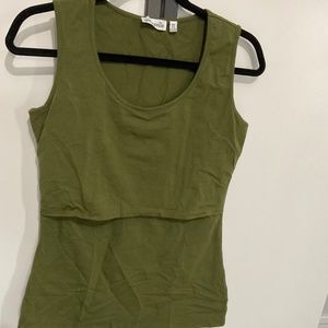 NWOT Olive tank top